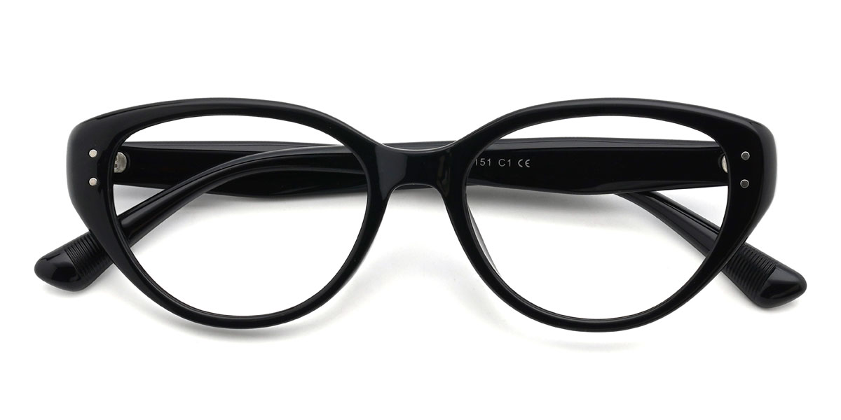 Negro Kinsey Gafas - Oval Glasses
