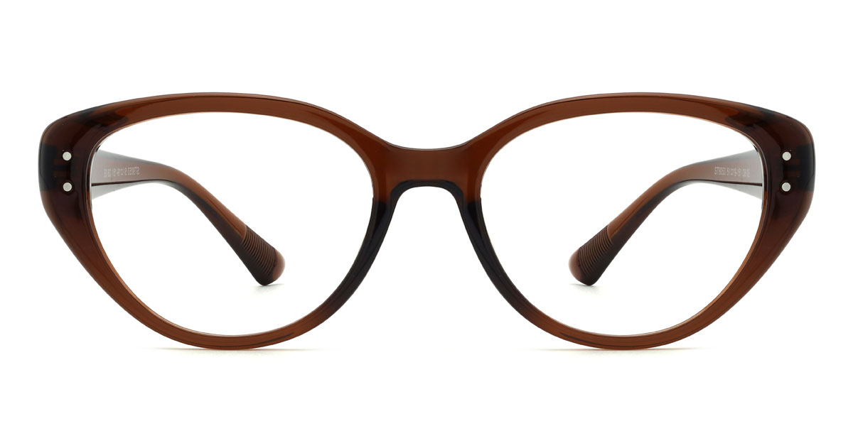 Marrón Kinsey Gafas - Oval Glasses