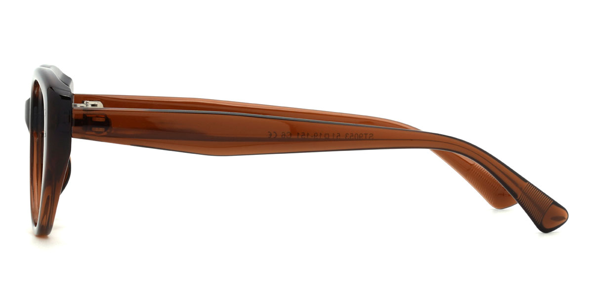 Marrón Kinsey Gafas - Oval Glasses
