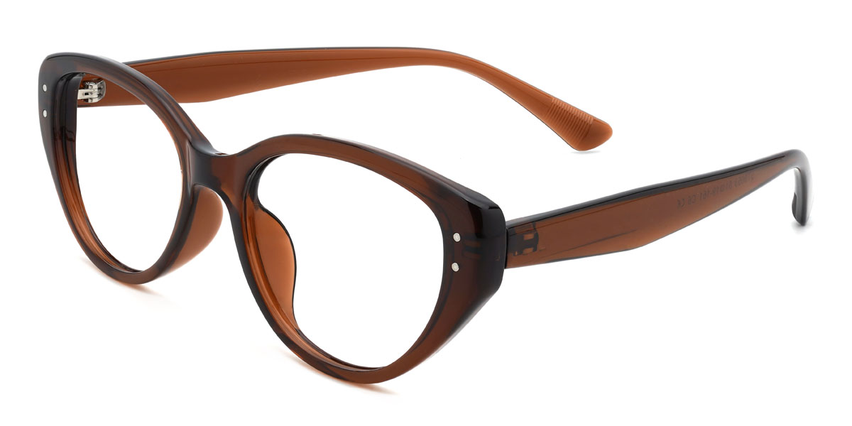 Marrón Kinsey Gafas - Oval Glasses