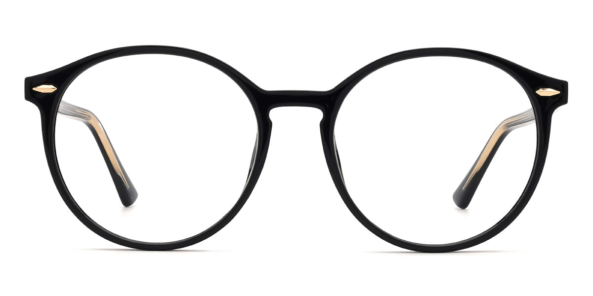 Noir Adelia Lunettes - Round Glasses