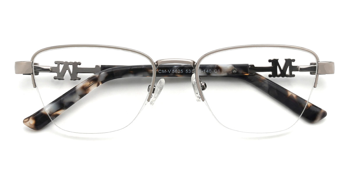 Szürke Leighton Szemüveg - Rectangle Glasses