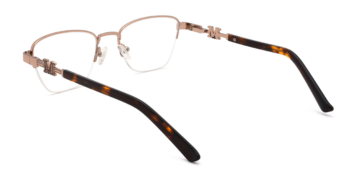 Rosa Oro Leighton Gafas - Rectangle Glasses