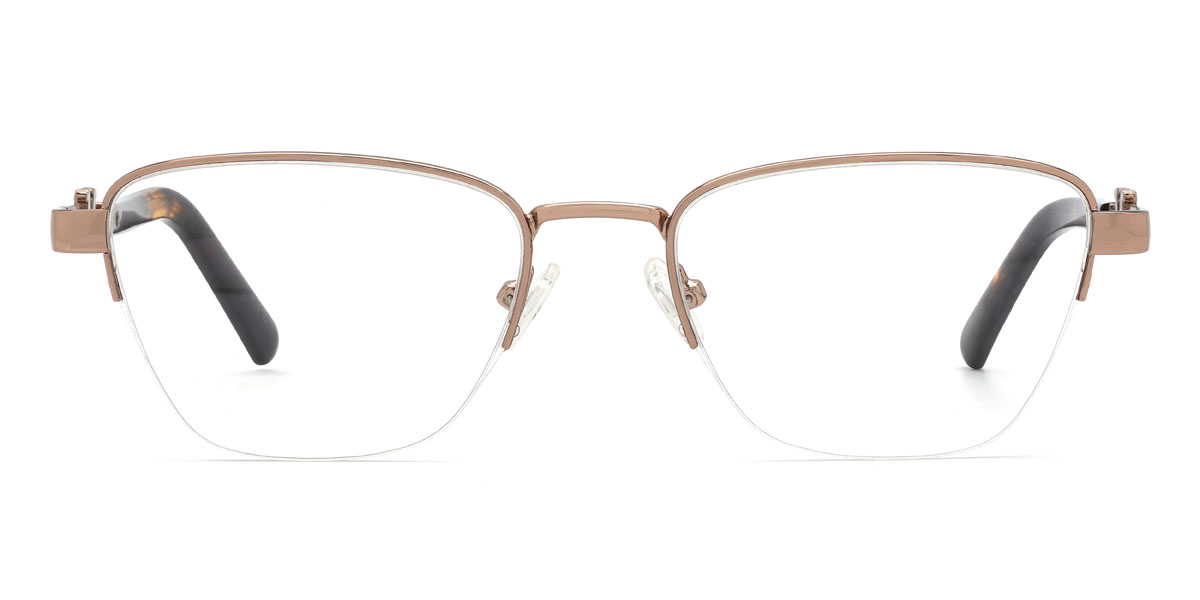 Rosa Oro Leighton Gafas - Rectangle Glasses