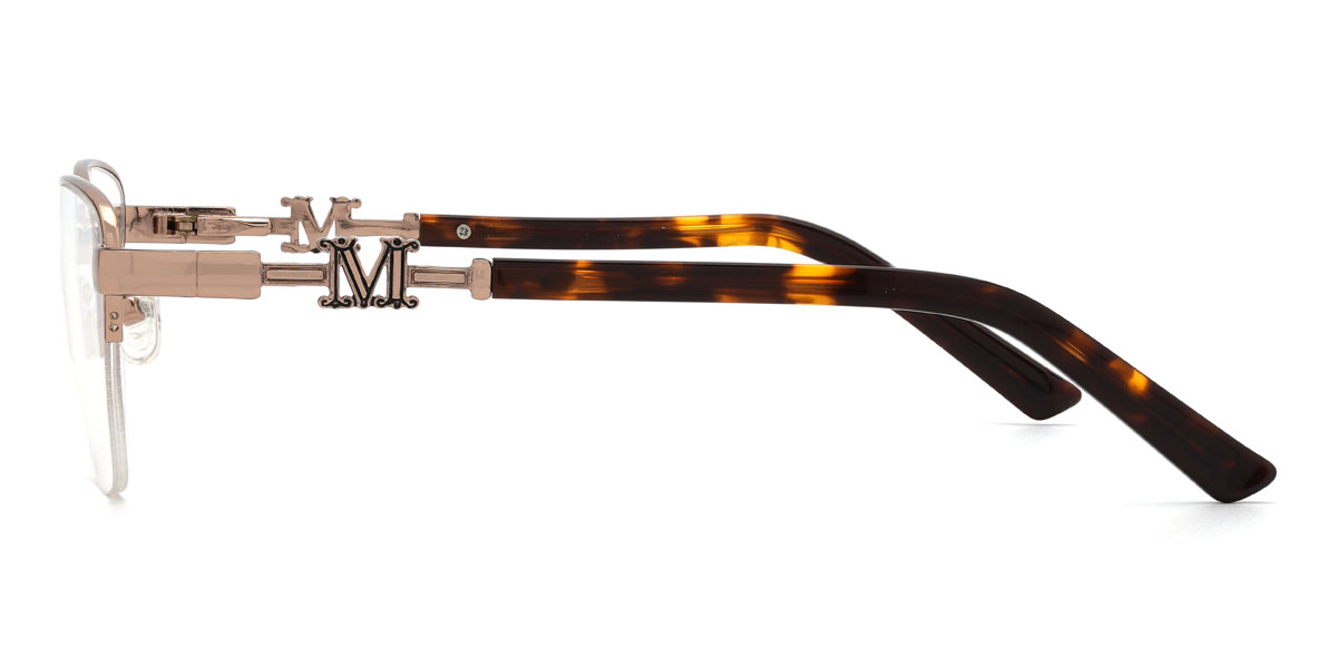 Rosa Oro Leighton Gafas - Rectangle Glasses