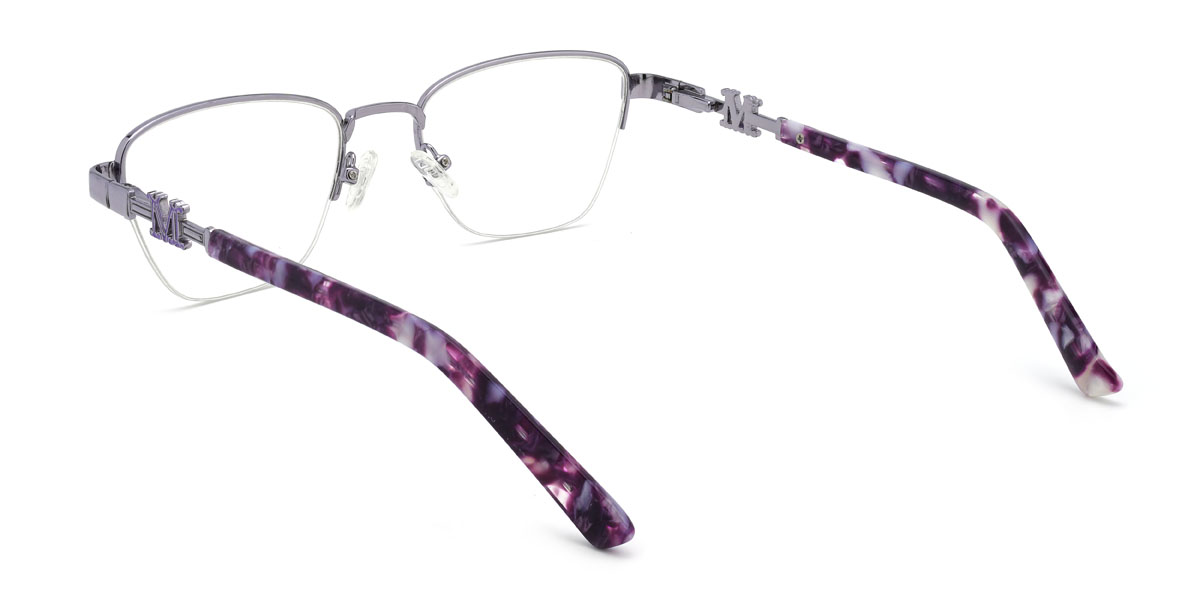 Ezüst Leighton Szemüveg - Rectangle Glasses
