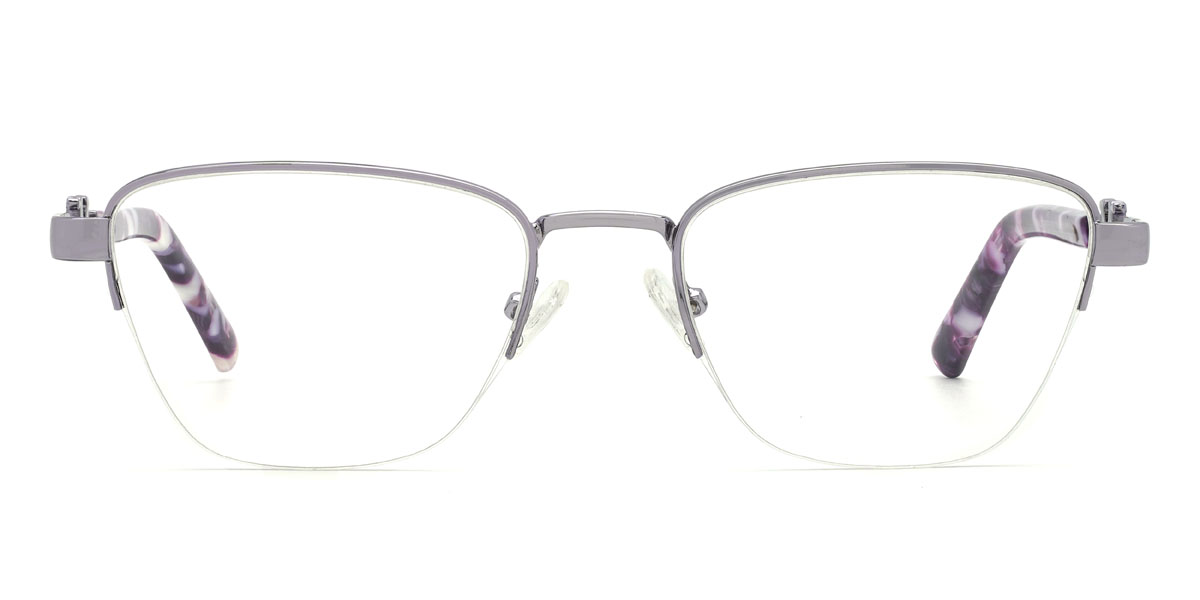 Ezüst Leighton Szemüveg - Rectangle Glasses