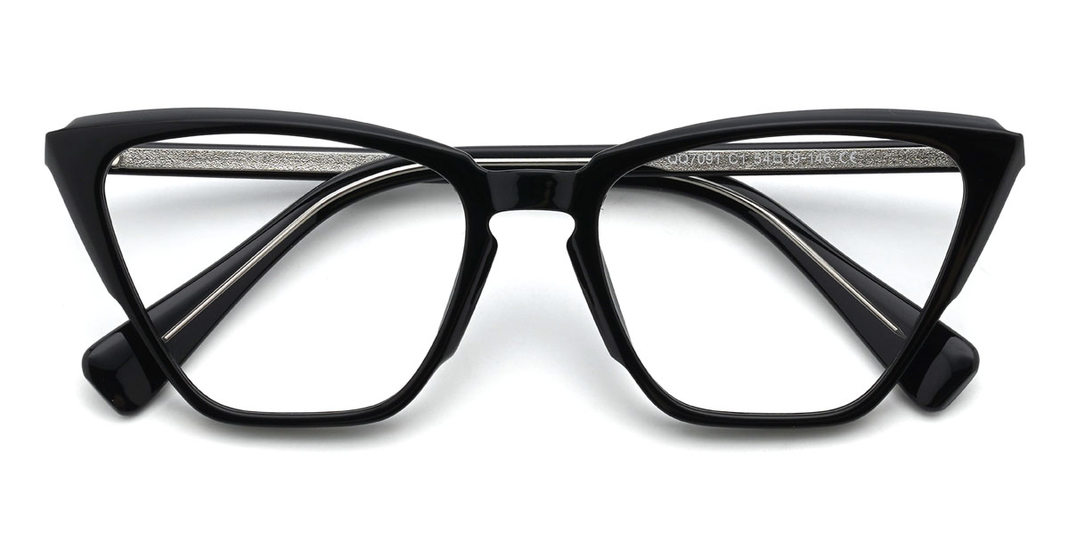 Negro Giannah Gafas - Cat Eye Glasses