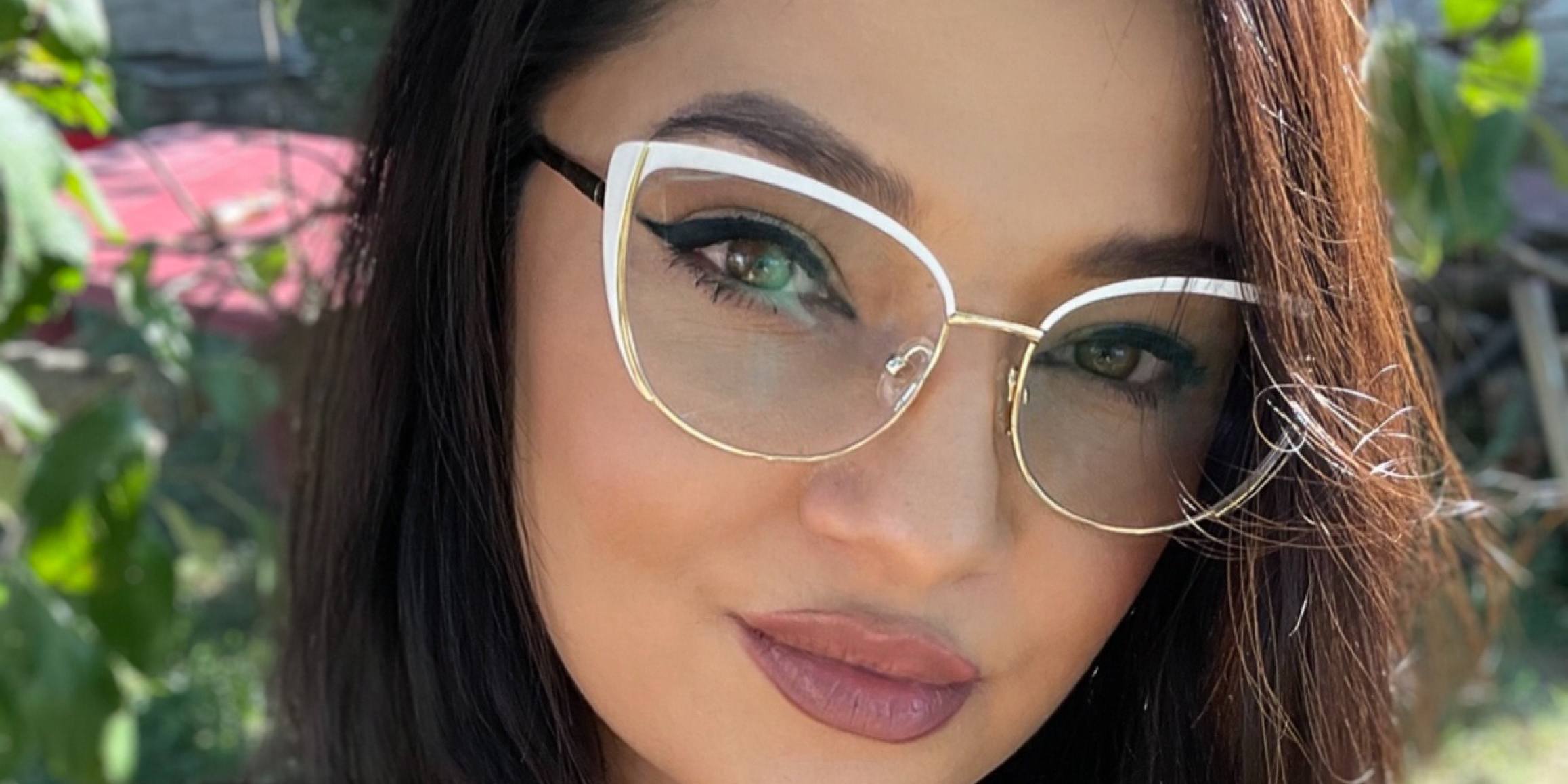 Gold White Emery Glasses - Cat Eye Glasses