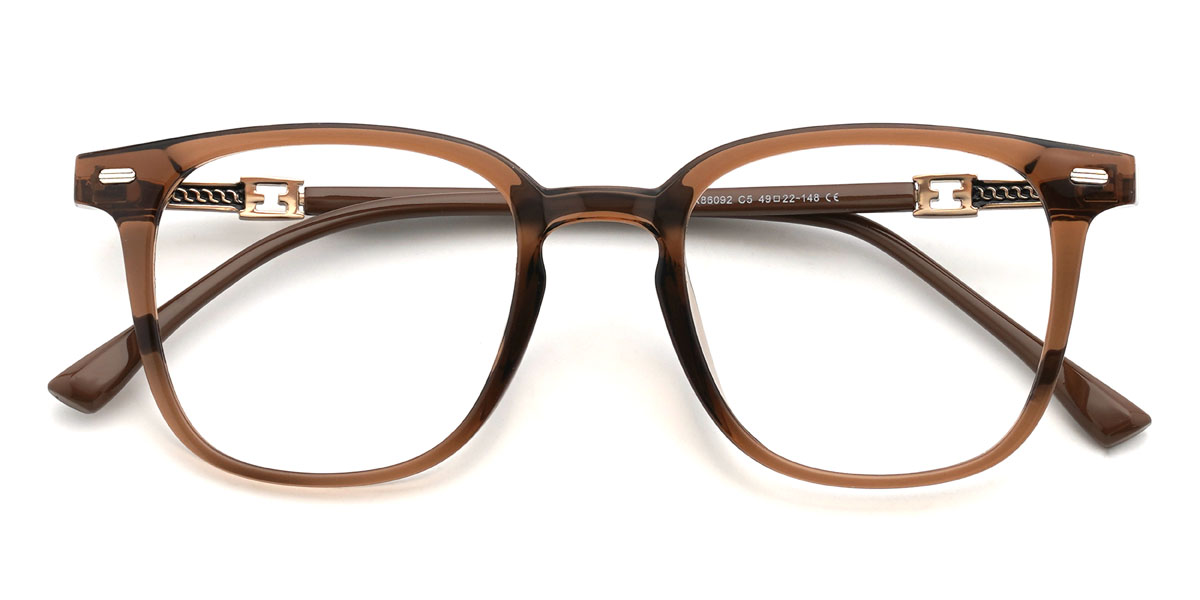 Barna Eliezer Szemüveg - Square Glasses