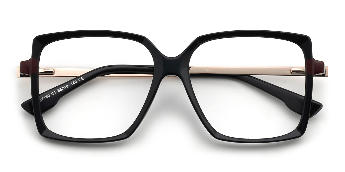 Fekete Marjorie Szemüveg - Square Glasses