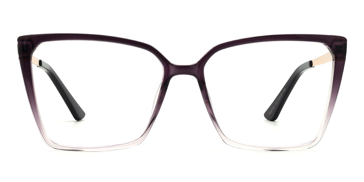 Dégradé Violet Damani Lunettes - Square Glasses