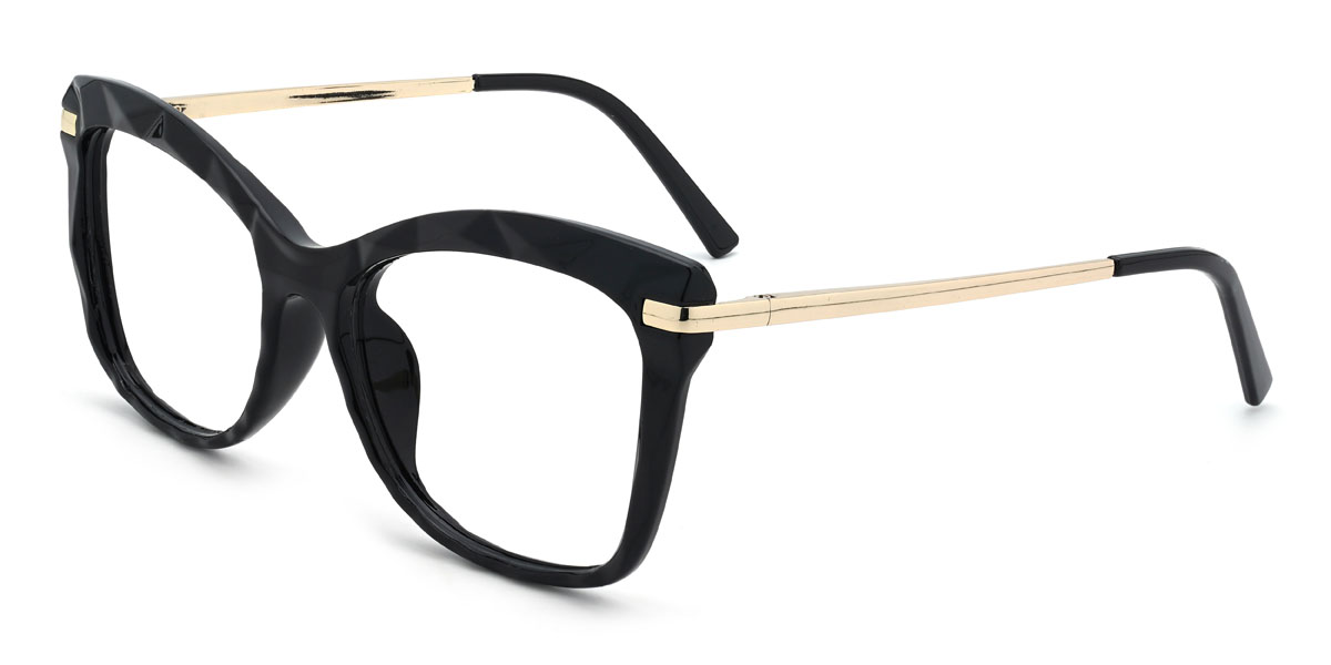 Noir Nicolette Lunettes - Square Glasses