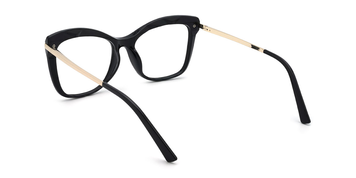 Noir Nicolette Lunettes - Square Glasses