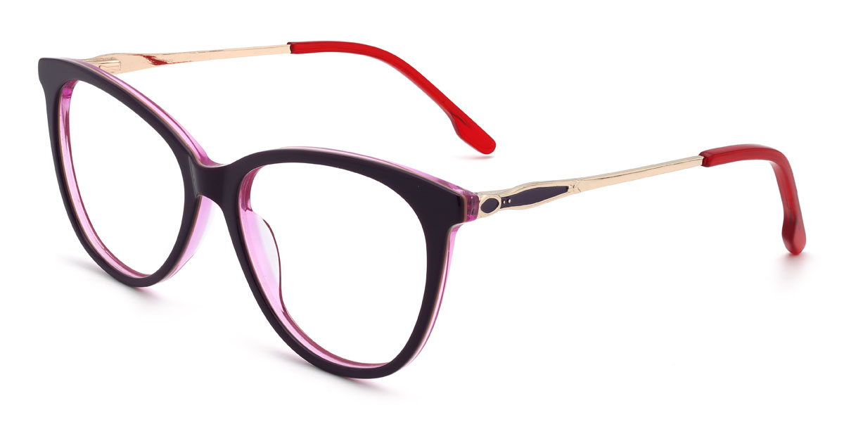 Foncé Violet Oriana Lunettes - Cat Eye Glasses