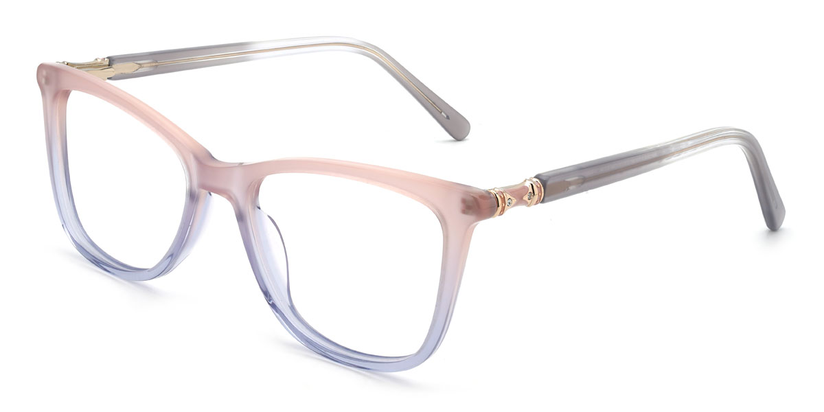 Rózsaszín kék Ameya Szemüveg - Rectangle Glasses