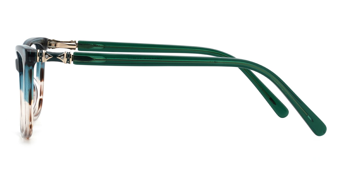 Bleu Écaille de tortue Ivoire Écaille de tortue Ameya Lunettes - Rectangle Glasses