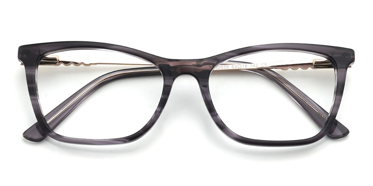 Noir Écaille de tortue Isobel Lunettes - Cat Eye Glasses
