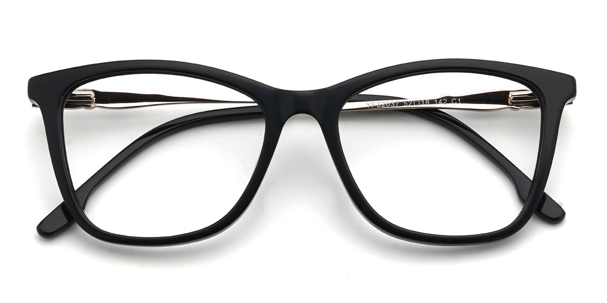 Noir Konner Lunettes - Rectangle Glasses