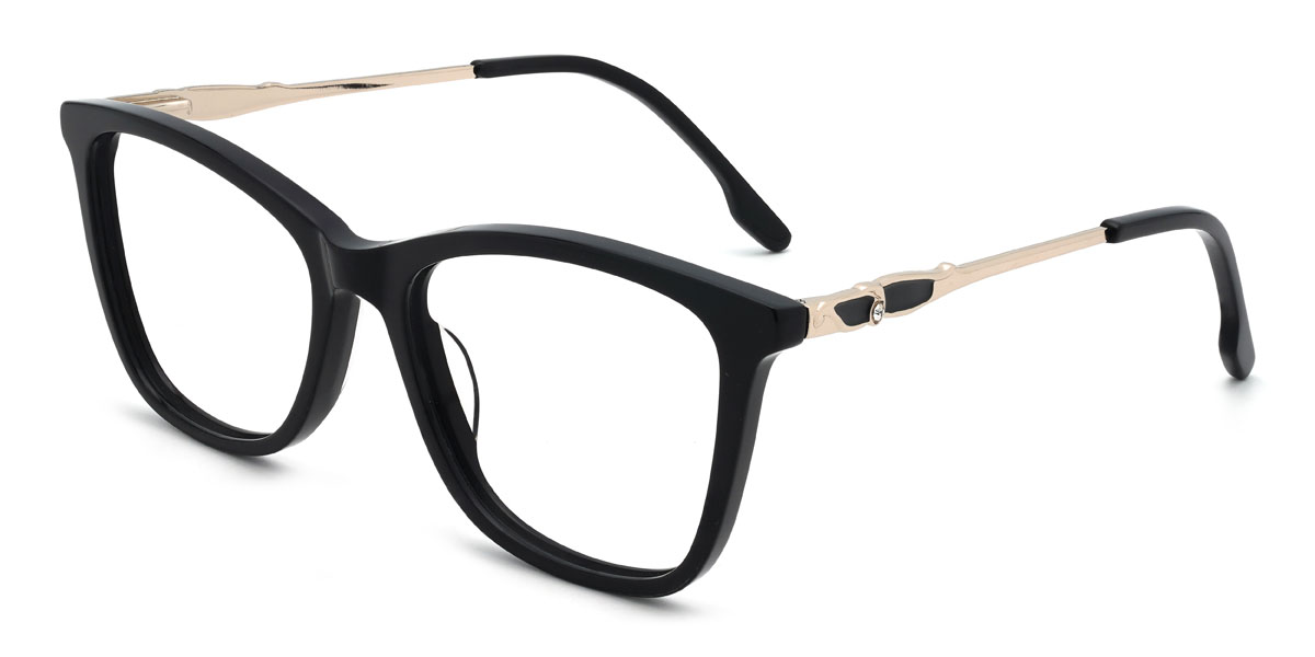 Noir Konner Lunettes - Rectangle Glasses
