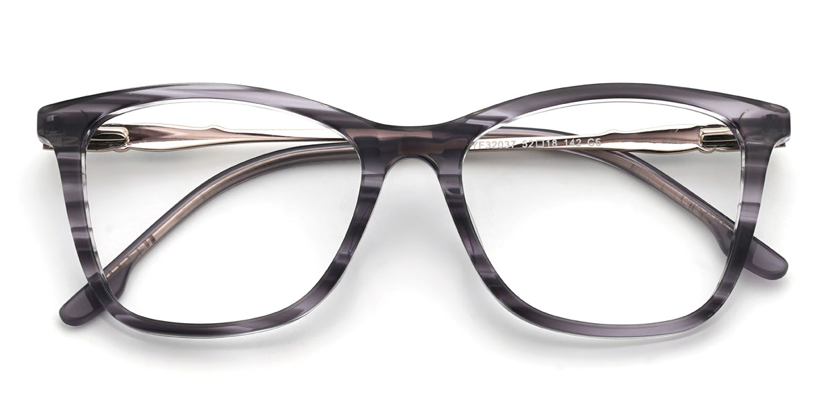 Noir Écaille de tortue Konner Lunettes - Rectangle Glasses