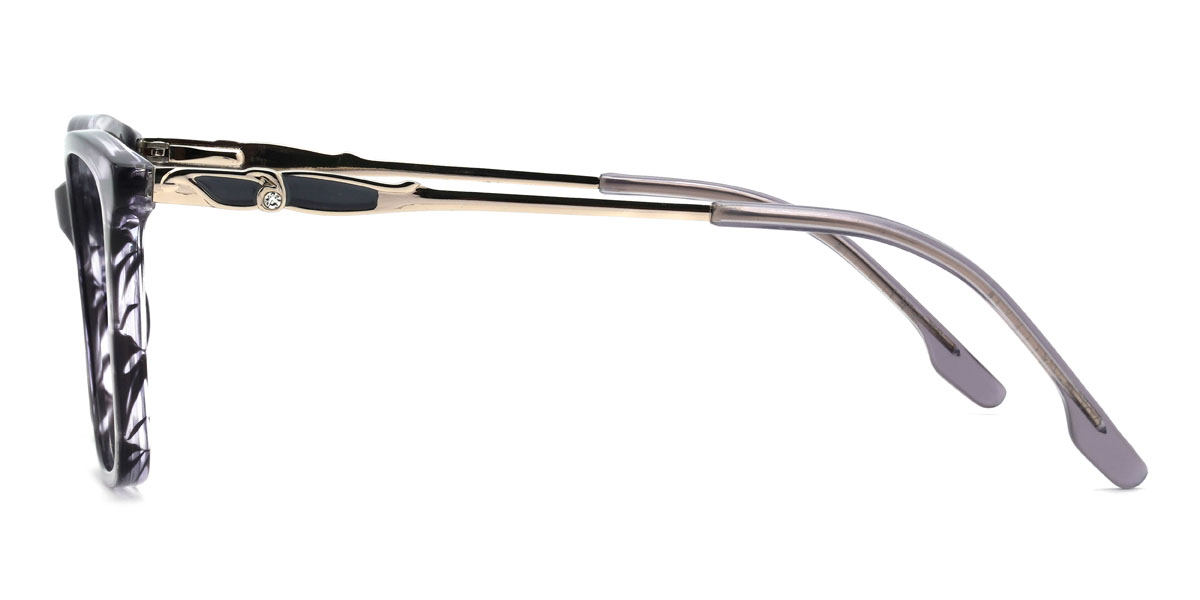 Noir Écaille de tortue Konner Lunettes - Rectangle Glasses