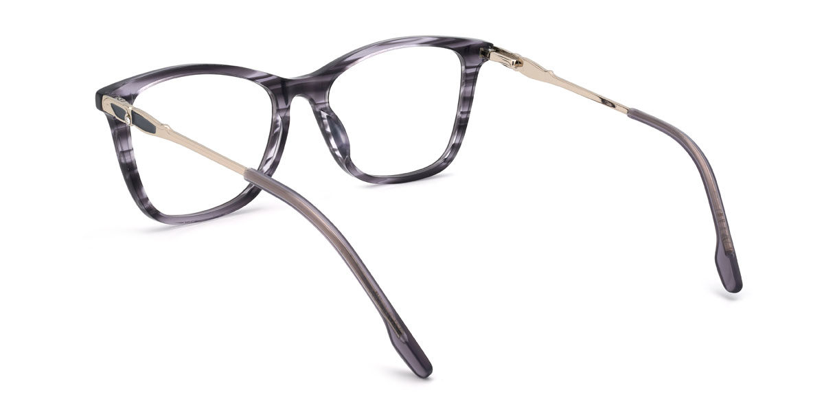 Noir Écaille de tortue Konner Lunettes - Rectangle Glasses