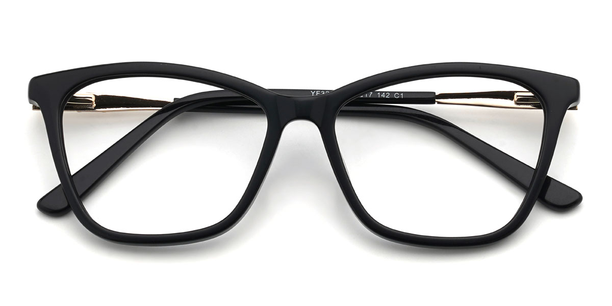 Noir Ransom Lunettes - Cat Eye Glasses
