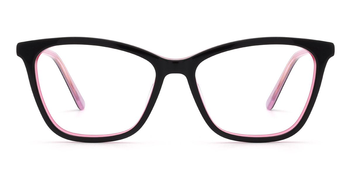 Noir Rose Ransom Lunettes - Cat Eye Glasses