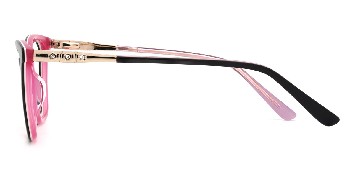Noir Rose Ransom Lunettes - Cat Eye Glasses