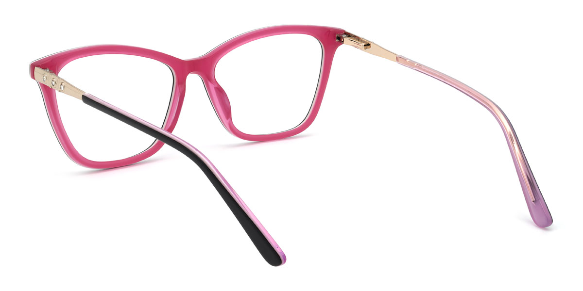 Noir Rose Ransom Lunettes - Cat Eye Glasses