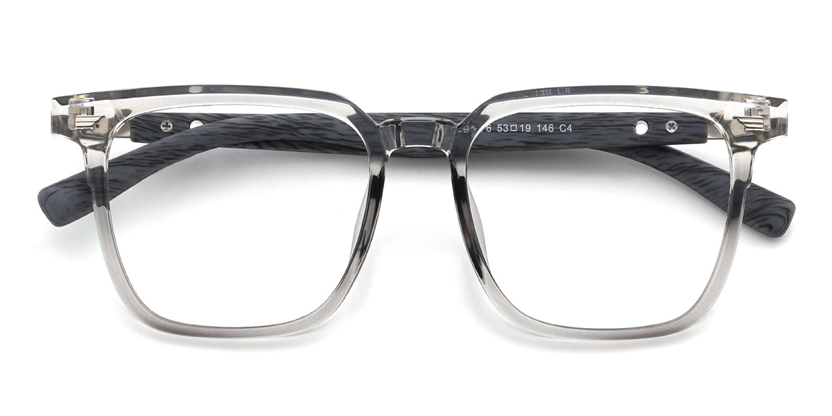 Átlátszó szürke Azhar Szemüveg - Square Glasses