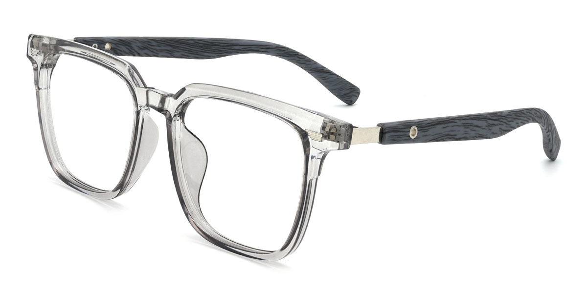 Átlátszó szürke Azhar Szemüveg - Square Glasses