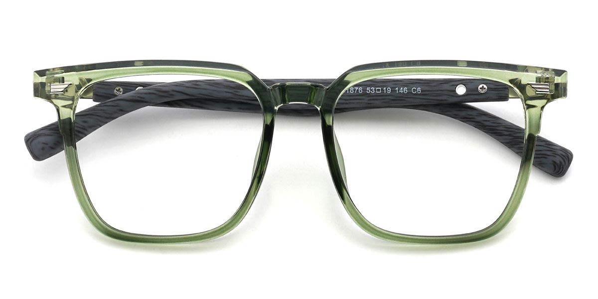 Fougère Vert Azhar Lunettes - Square Glasses