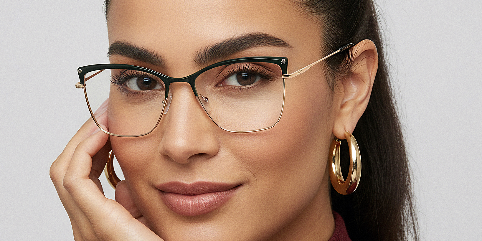 Arany zöld Oglesby Szemüveg - Rectangle Glasses
