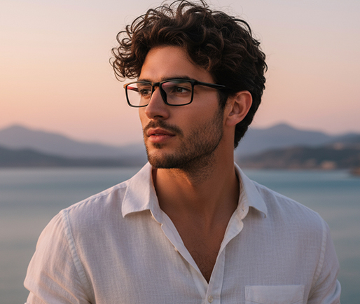 Eyeglasses for him – durable and cool
