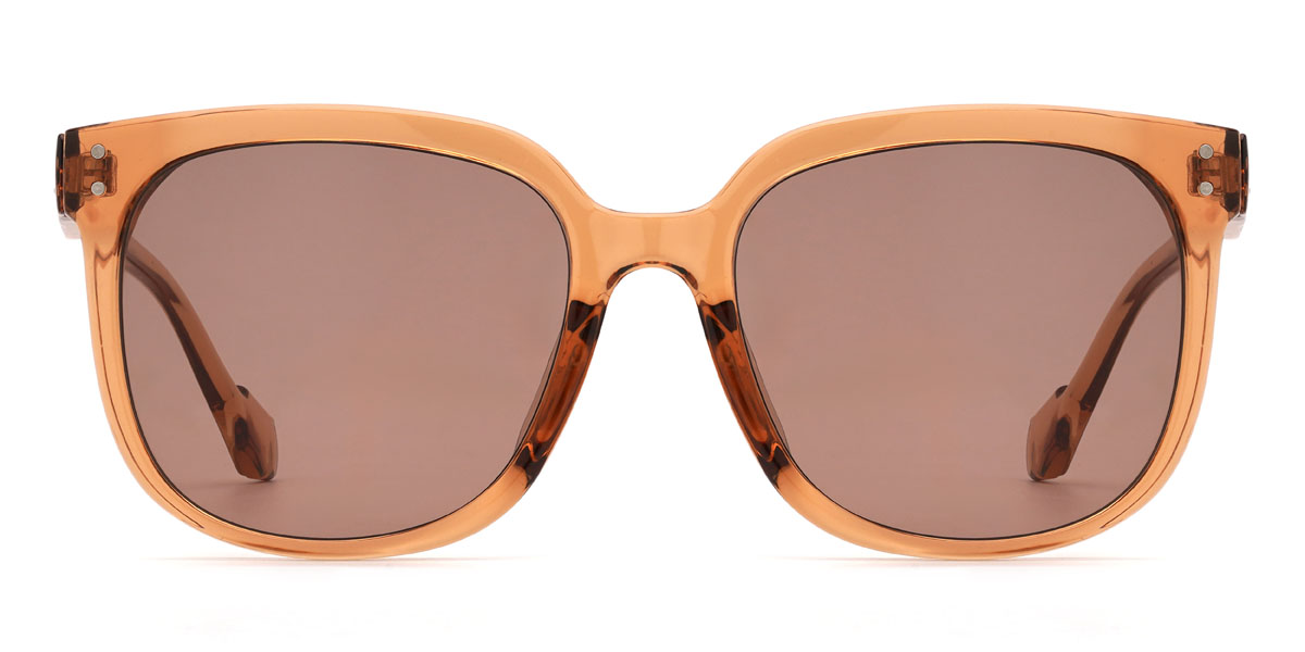 Leonado Marrón Krue Gafas - Square Sunglasses