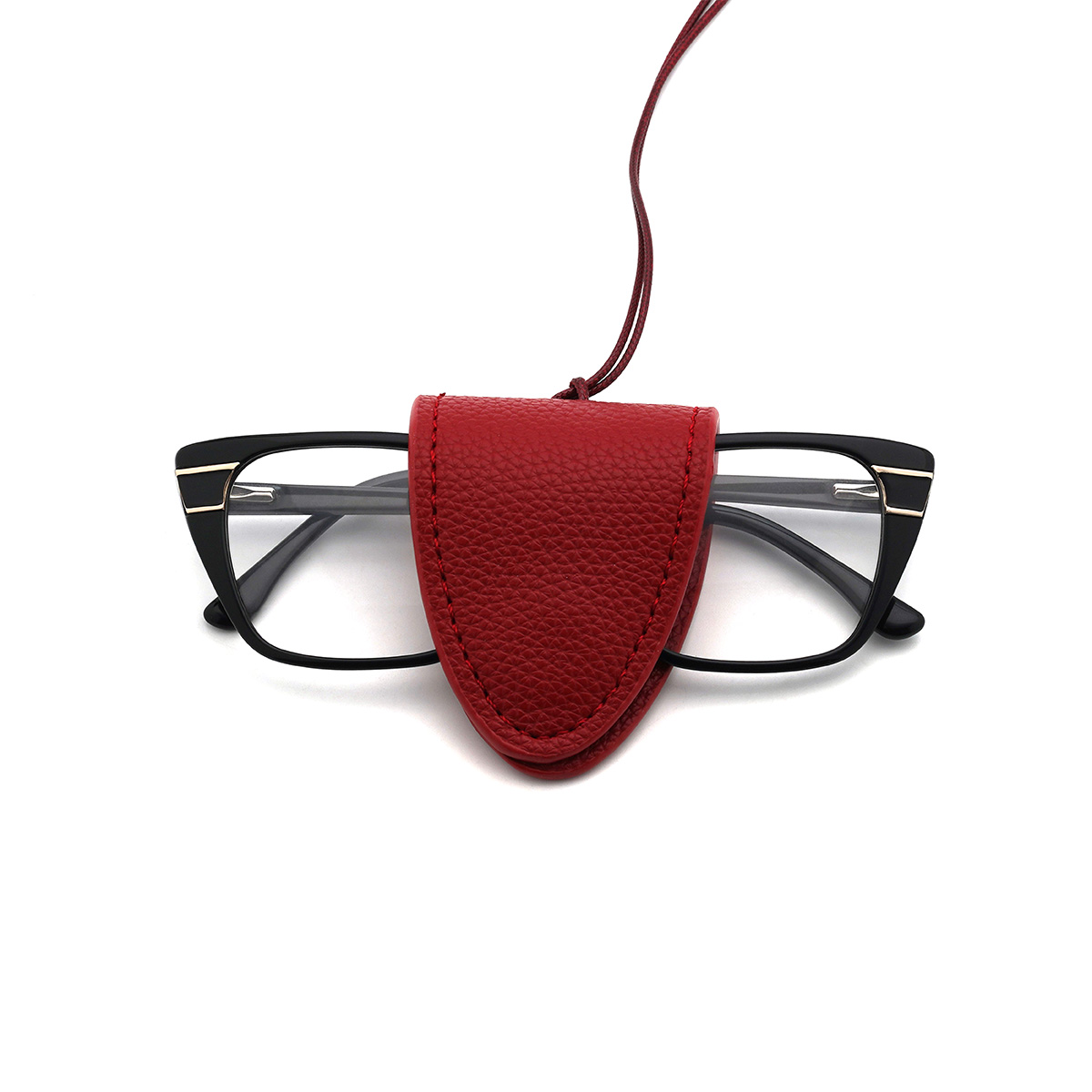 Rouge Chaîne de lunettes