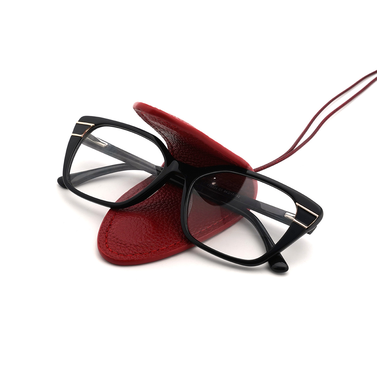Rouge Chaîne de lunettes