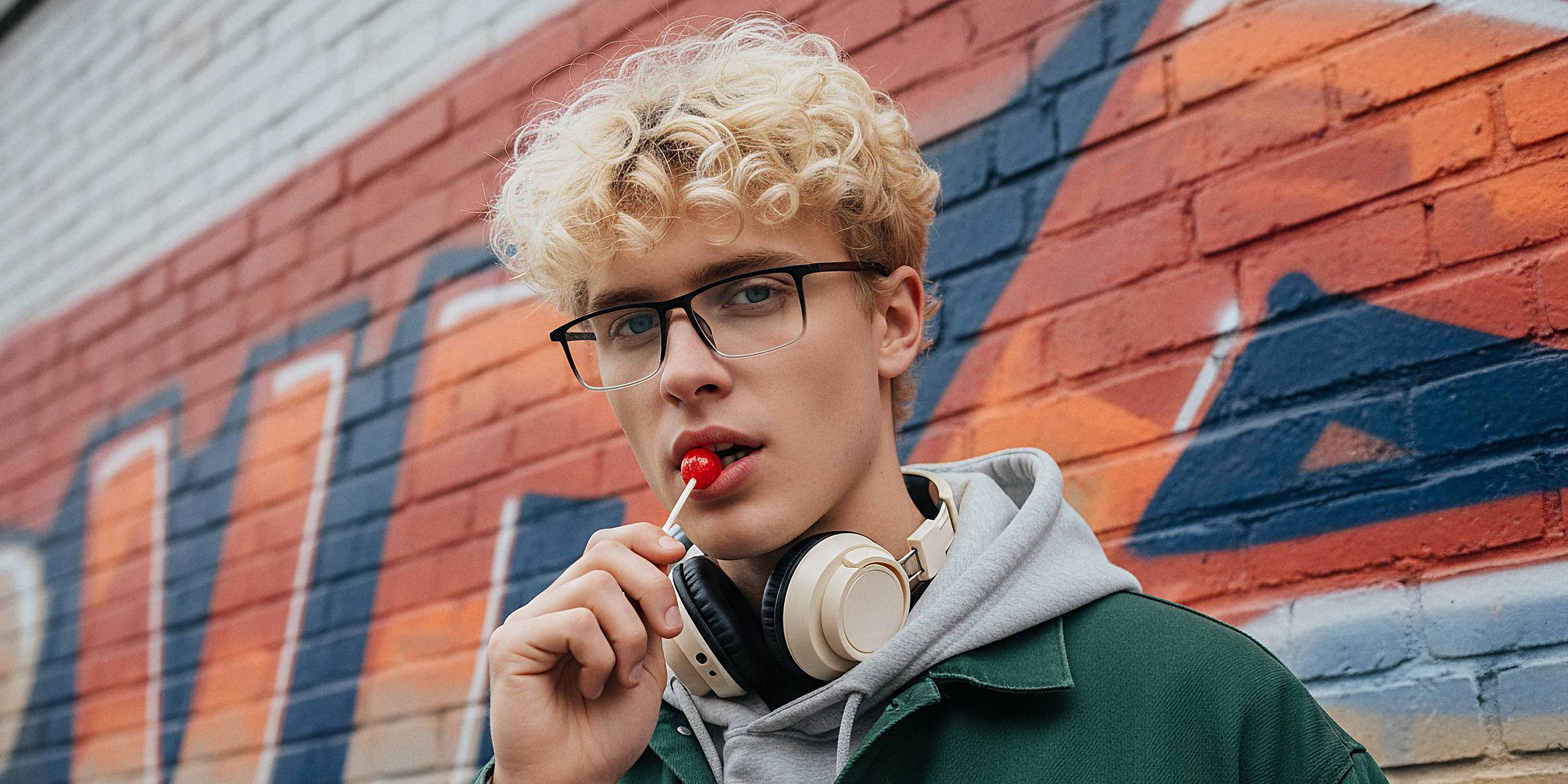 Színátmenet Fekete Jordy Szemüveg - Rectangle Glasses