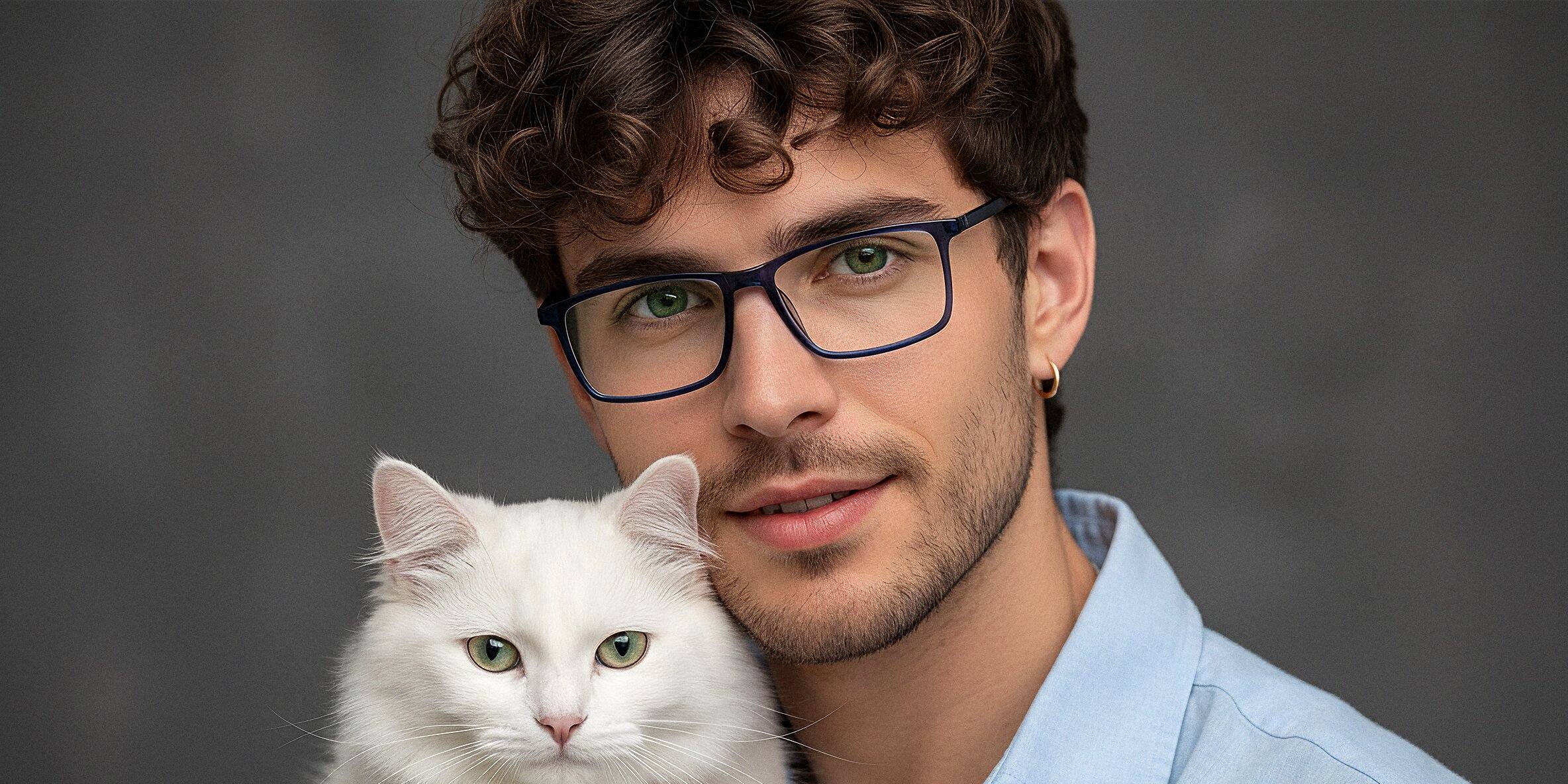 Bleu Jordy Lunettes - Rectangle Glasses