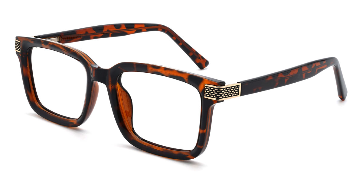 Schildpatt Decker Brille - Rectangle Glasses