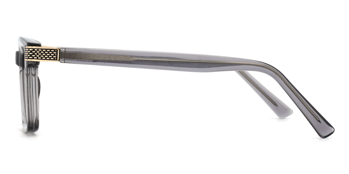 Grey Decker Glasses - Rectangle Glasses