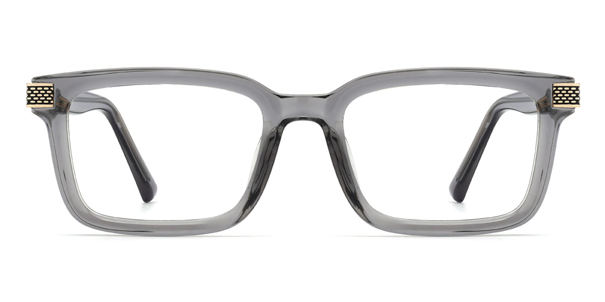 Grey Decker Glasses - Rectangle Glasses
