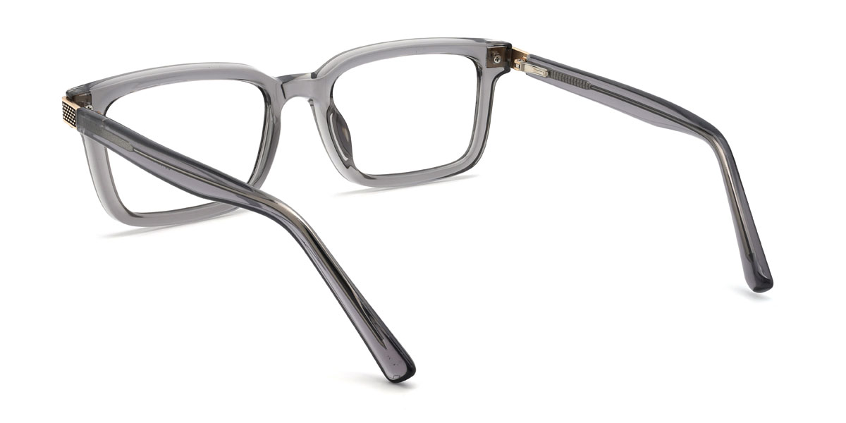 Grey Decker Glasses - Rectangle Glasses