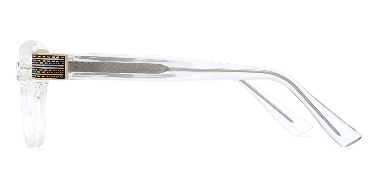 Clear Jabari Glasses - Rectangle Glasses