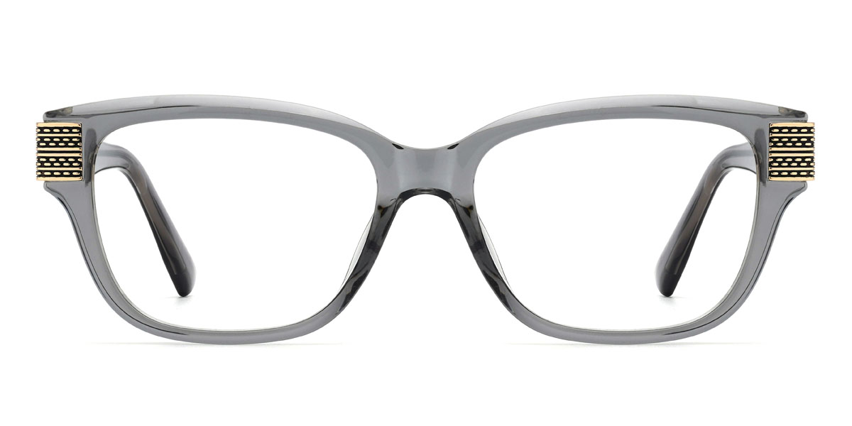 Grey Jabari Glasses - Rectangle Glasses