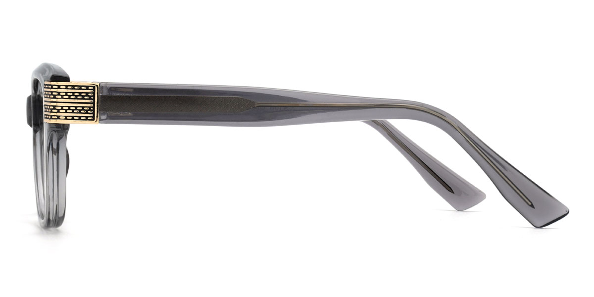 Grey Jabari Glasses - Rectangle Glasses