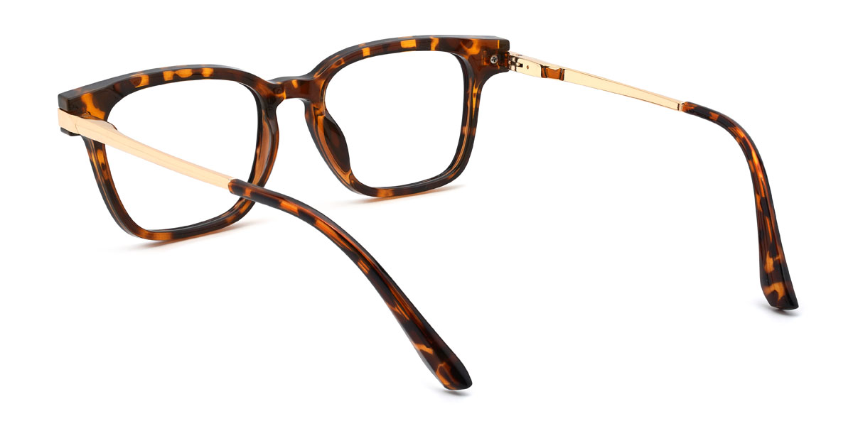 Tortoiseshell Ernest Glasses - Rectangle Glasses