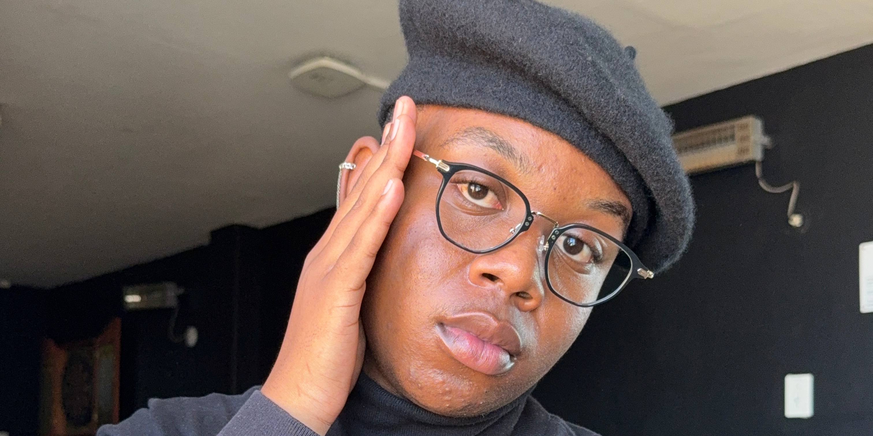 Black Duayne Glasses - Oval Glasses